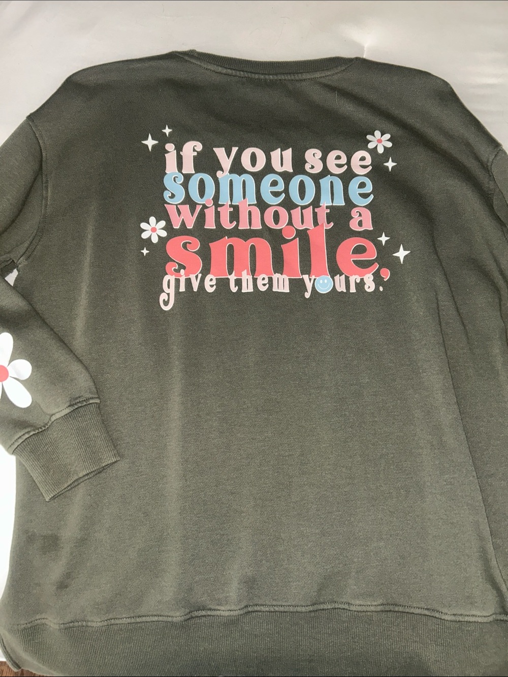 Jadelynn Brooke Olive Sweatshirt- see description